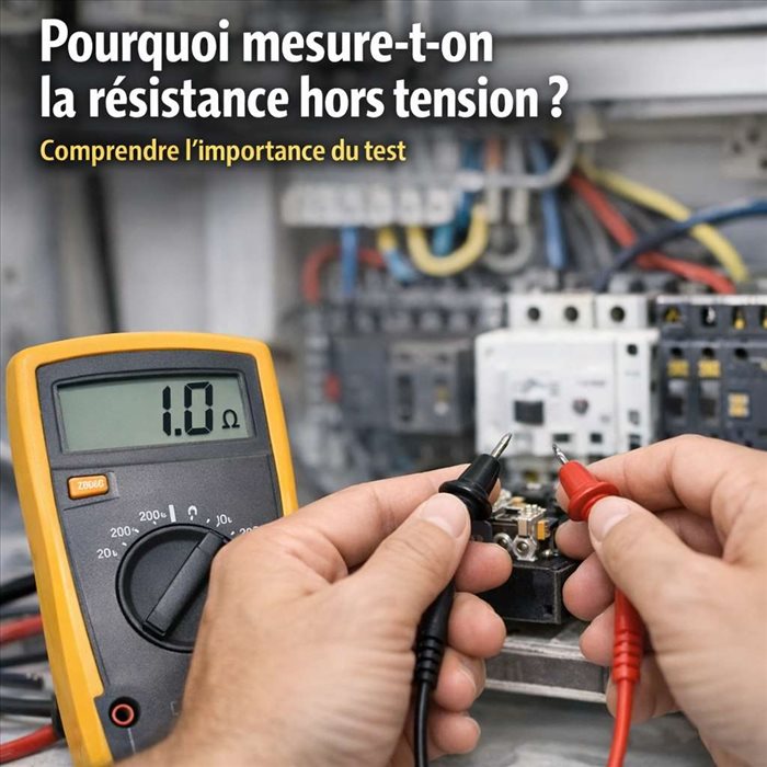 Pourquoi mesurer la résistance hors tension ? Guide complet