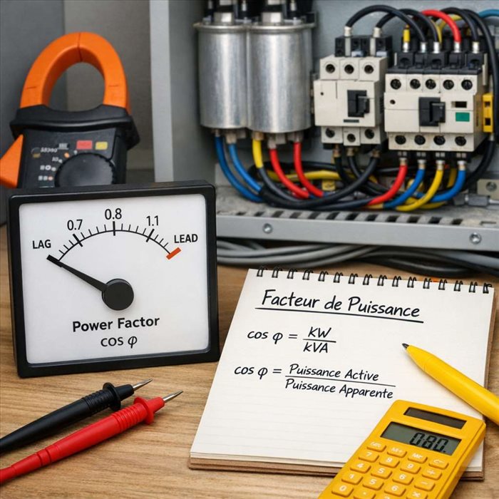 Facteur de puissance électrique : définition, calcul et impact