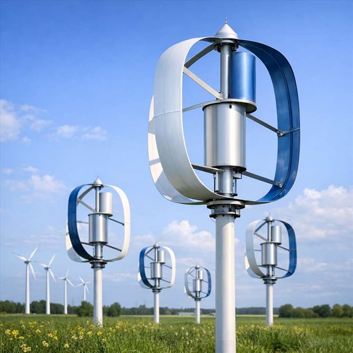 Éoliennes verticales : fonctionnement, usages et potentiel réel
